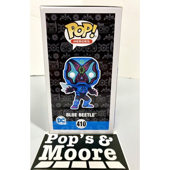 Funko Pop! DC Super Heros: Blue Beetle 410 Vinyl Figure - Picture 5 of 8